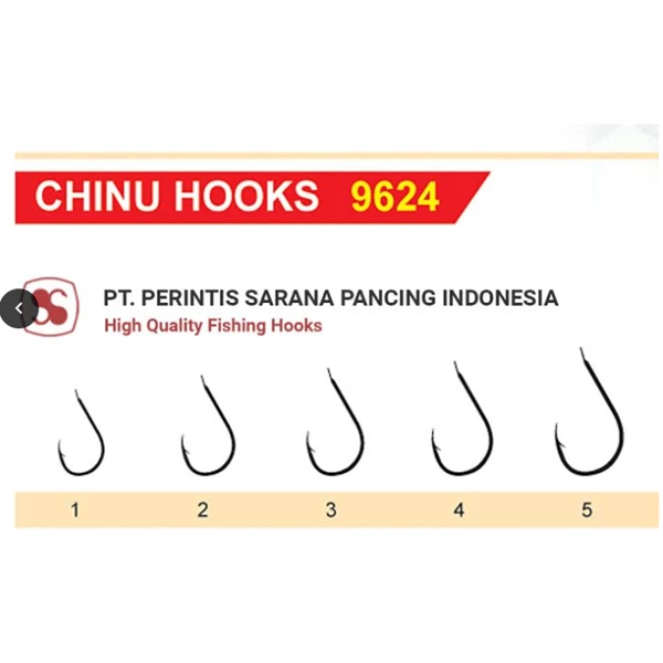 Chinu Hooks 9624 Number 1-5