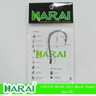 Fishing Hook NARAI Type 1053 Chinu Ring Size 1 3